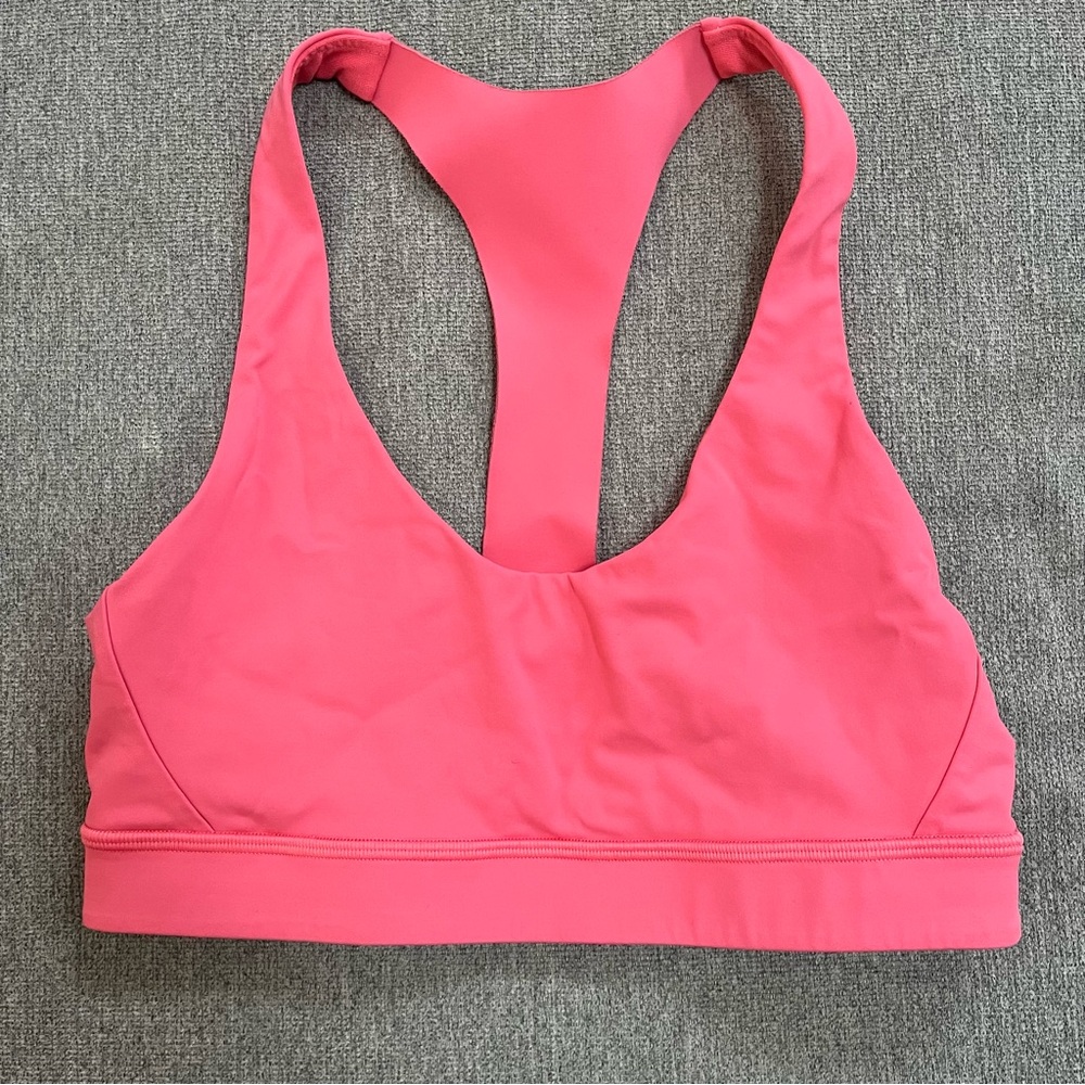 Lululemon Break Free Bra Nulux Size 6 Running Sporty Medium Support